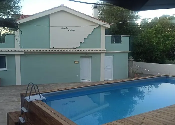 Vila Elea In Nature, 2 Villas, Pool & Treehouse Nest In Pantokratoras *